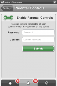 enable parental control